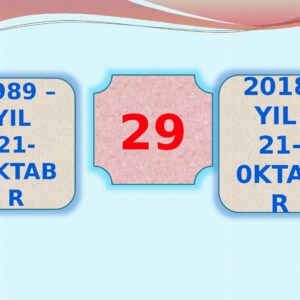 29 1989 – yil 21-oktabr 2018-yil 21-0ktabr