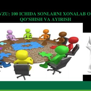 100 lik soni ichida qoshish va ayirish