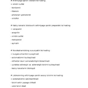1.3. Antiaritmik vositalar assist