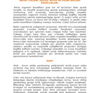 Mavzu 4: Bosh va buyin patologiyasi.