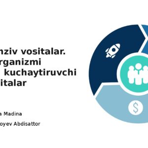 Gipertenziv vositalar. Odam organizmi tonusini kuchaytiruvchi dori vositalar Talaba: Qodirova Madina O'qituvchi: Tojiboyev Abdisattor
