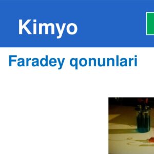 Faradey qonunlari Kimyo