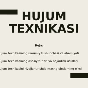 Hujum texnikasi