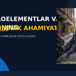 MIKROELEMENTLAR VA ULARNING FIZIOLOGIK AHAMIYATI BOTANIKA | O'SIMLIKLAR FIZIOLOGIYASI 1