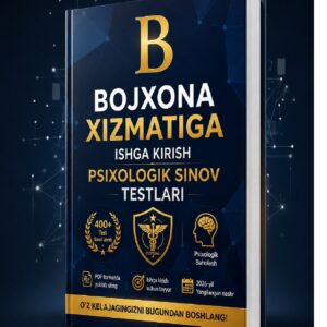 BOJXONA XIZMATI KASBIY TANLOVI ISHGA KIRUVCHILAR UCHUN IQ TESTLARI