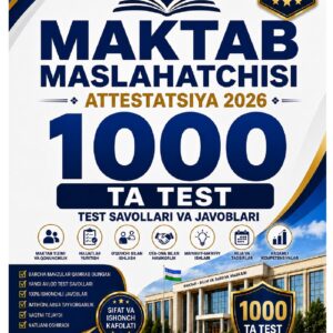 Maktab maslahatchisi 1000 ta baza
