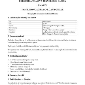 5-SINF MATEMATIKA FANIDAN